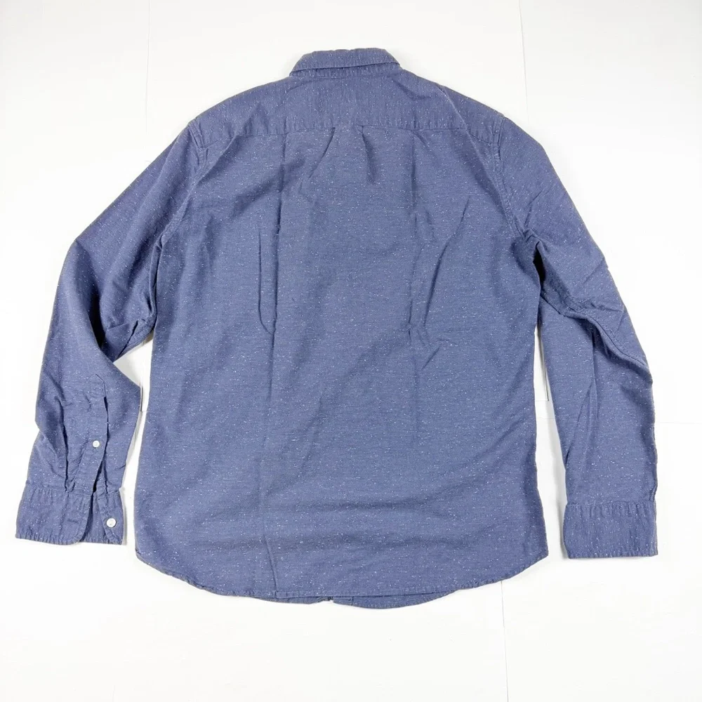 J. Crew Mercantile Casual Navy Button-Down Shirt‎ Large